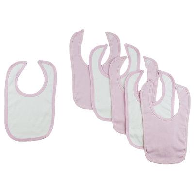 Latitude Run® 6 Baby Bibs Cotton in Pink/Indigo | 1 H x 6 W in | Wayfair 823EB0551E3D4E4CB40B14A2ADF0EF7F