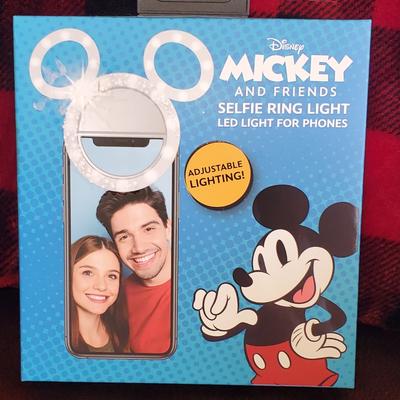 Disney Cameras, Photo & Video | Disney Mickey Selfie Ring Light | Color: White | Size: Os