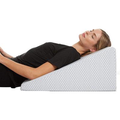 AllSett Health Cooling Wedge Pillow - 10 Inch Bed Wedge Pillow - 24 Inch Wide Incline Support Cushion For Lower Back Pain | 10 H x 24 W in | Wayfair