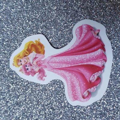 Disney Design | Disney Waterproof Sticker Sleeping Beauty Palace Pets | Color: Pink/Yellow | Size: Os