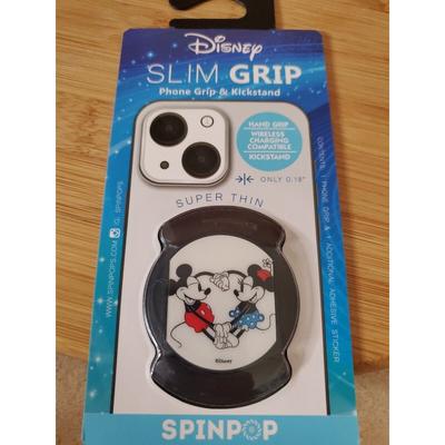 Disney Cell Phones & Accessories | Disney Mickey Mouse And Friends Slim Grip Spinpop Hand Grip Kickstand | Color: Tan | Size: Os