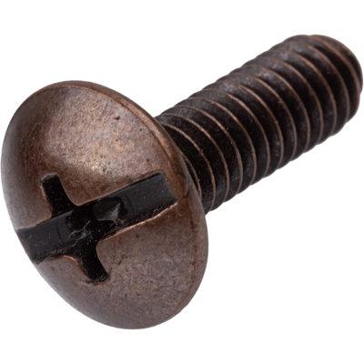 UNIQANTIQ HARDWARE SUPPLY Antique Copper Truss Head Machine Screw Metal in Brown | 0.5 H x 0.21 W x 0.04 D in | Wayfair SCR83212AC