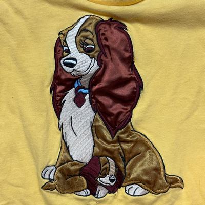 Disney Shirts & Tops | Lady And The Tramp Lady Graphic T Shirt | Color: Brown/Yellow | Size: Mg