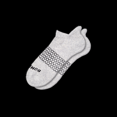 Men's Solids Ankle Socks - Grey - Medium - Bombas