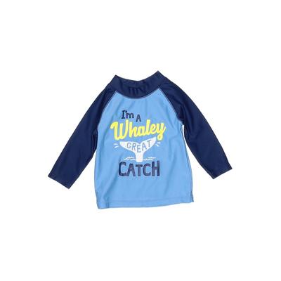 Carter's Rash Guard: Blue Sporting & Activewear - Size 6 Month