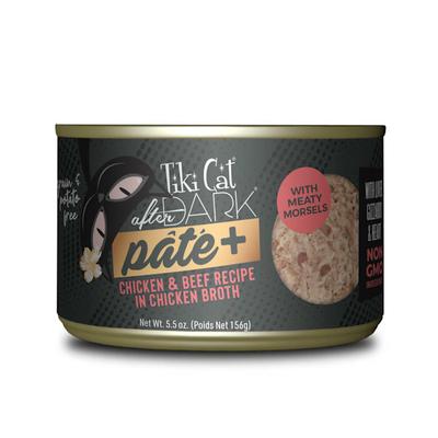 After Dark Pate+ Chicken & Beef Wet Food for Cats, 5.5 oz.