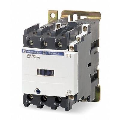 SCHNEIDER ELECTRIC LC1D65AB7 IEC Magnetic Contactor, 3 Poles, 24 V AC, 65 A,