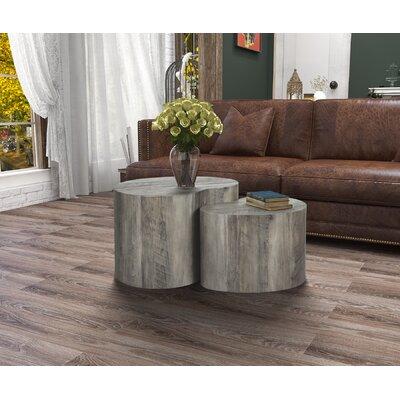 Union Rustic Jorrie Coffee Table Wood in Gray | 20 H x 20 W x 26 D in | Wayfair EB56FFC159894C8B800CE4E5081DBFF1