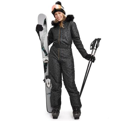 Women's Midnight Leopard Ski Suit
