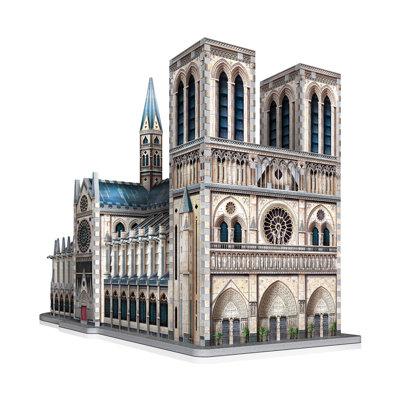 Wrebbit 830 Piece Castles & Cathedrals - Notre - Dame De Paris 3D Puzzle Set | 4.5 H x 11.875 W x 16 D in | Wayfair WRW3D-2020