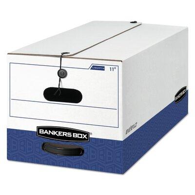 Bankers Box® Liberty Max Strength Storage Box, Ltr, 12-1/4 x 24-1/8 x 10-3/4, WE/Blue, 12/Ctn Corrugated in Blue/White | Wayfair FEL00011