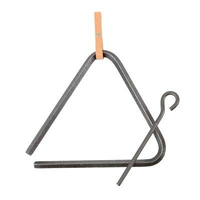 Enclume 10" Medium Dinner Triangle Metal in Gray, Size 10.0 H x 10.0 W x 2.0 D in | Wayfair TR3 HS