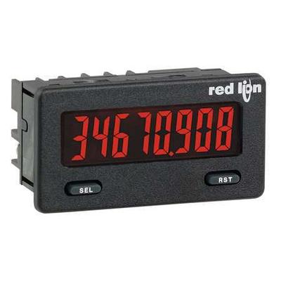 RED LION CONTROLS CUB5B000 Counter,LCD,8 Digits,1.86
