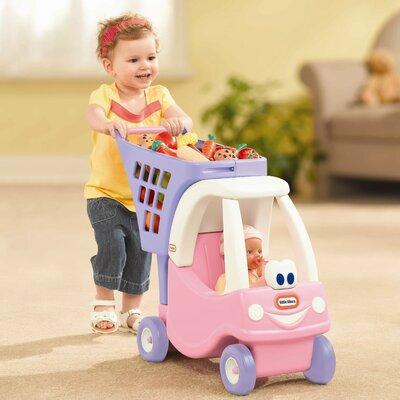 Little Tikes Princess Cozy Coupe® Shopping Cart Plastic | 22 H x 10 W in | Wayfair 620195