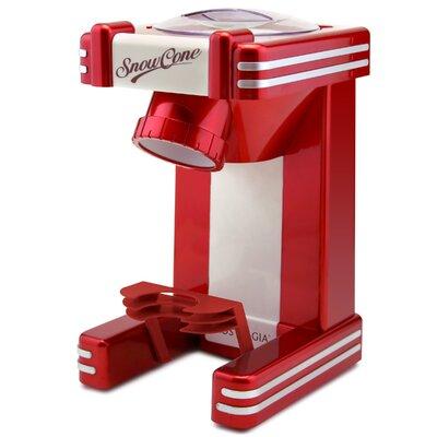 Nostalgia Retro Single Countertop Snow Cone Maker, Includes 1 Reusable Plastic Cup, Stainless Steel Blades in Red | Wayfair 082677270023