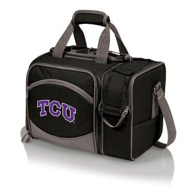 Picnic Time NCAA Insulated Picnic Cooler in White/Black | 20.5 H x 10 W x 8.5 D in | Wayfair 508-23-175-294-0