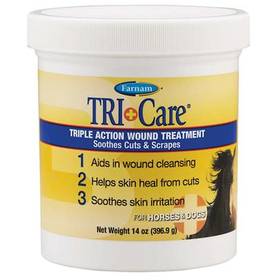 Tri-Care Triple Action Wound Treatment for Horses and Dogs, 14 oz.