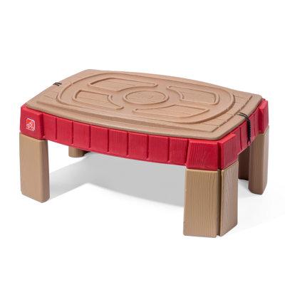 Step2 kids Naturally Playful Sand Table Plastic in Brown Green Red | 16.38 H x 26 W in | Wayfair 759499