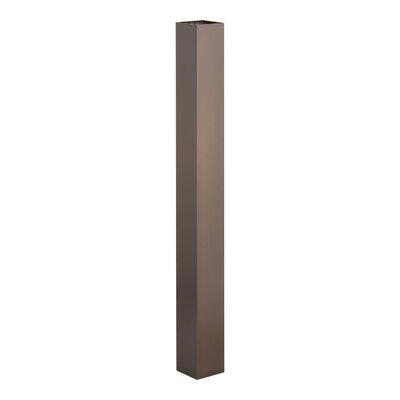 Whitehall Products 40" H Standard Post Aluminum in Brown | 40 H x 4 W x 4 D in | Wayfair 16009