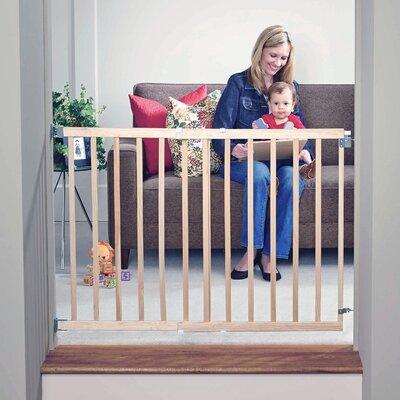 Toddleroo by North States Stairway Swing Safety Gate Manufactured Wood (a more stylish option) in Brown | 30 H in | Wayfair 4630
