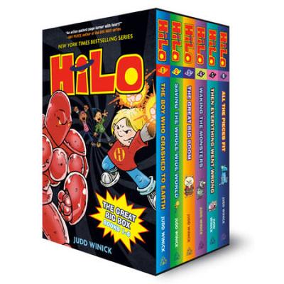 Hilo: The Great Big Box (Books 1-6): (A Graphic Novel Boxed Set)
