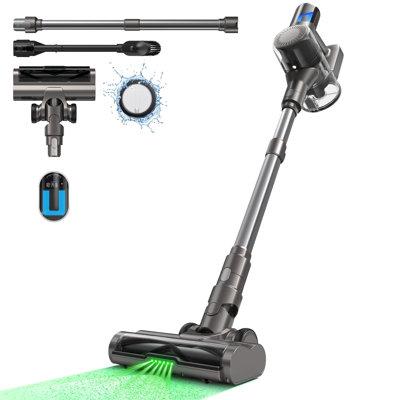 MOOSOO TD1 30Kpa Cordless Vacuum, Wireless Stick Vacuum Cleaner w/ LED Display, for Hard Floor Car in Brown/Gray | Wayfair VACNAUSNQTD1MAGYBKA