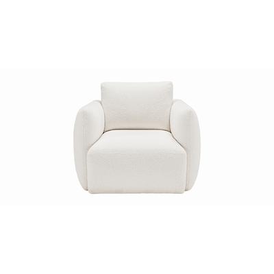 Gabriele Lounge Chair White Bouclé