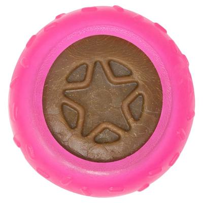 Everlasting Donut Treat Dog Toy, Medium, Pink