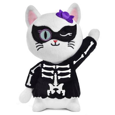 The Holiday Aisle® 8 Inch Tall Halloween Cat Plush Toy | Wayfair C133538B0FD64B12A5AF5038145CBA02