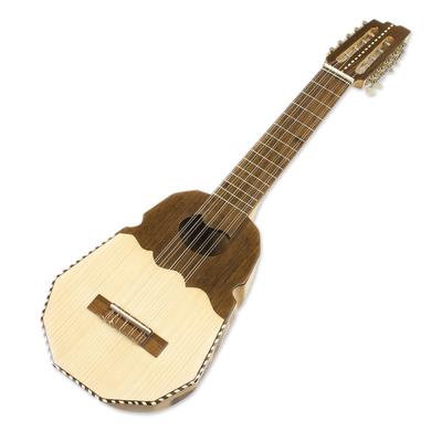 Inca Sun,'Genuine Andean Ronroco Guitar with Case'