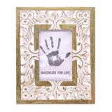 White Garden,'Mango Wood Photo Frame Crafted in India (4x6)'