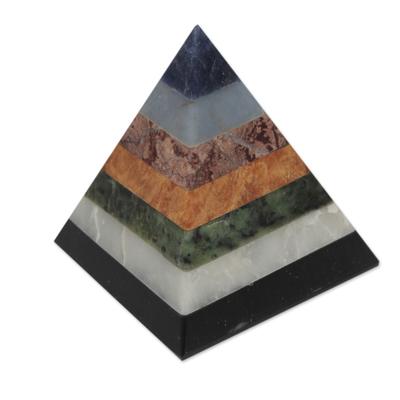 Gemstone pyramid, 'Positive Spirituality'