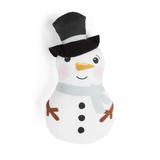 Snowman Plush Dog Toy, X-Small, Multi-Color