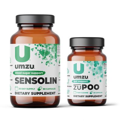 SENSOLIN & zuPOO Bundle: Blood Sugar & Cleanse Support