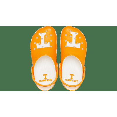 Crocs White University Of Tennessee Classic Clog Shoes