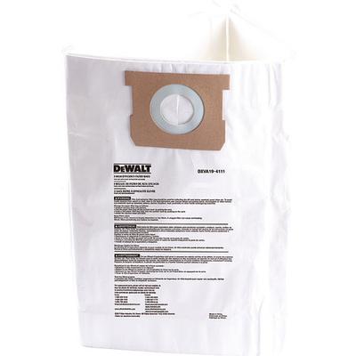 DEWALT DXVA19-4111 Fine Dust Bag, 6-10 gal. Wet/Dry Vacuum, PK3, High