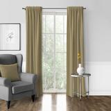 The Tailor's Bed Elbasan Gold Pole Top Polyester Room Darkening Single Curtain Panel Polyester | 132 H x 50 W in | Wayfair ELB-HAV-GOL-DP-50132