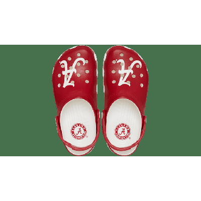 Crocs White University Of Alabama Classic Clog Shoes