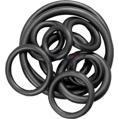 Plumbing N Parts 0.56 in. x 0.75 in. x 0.09375 Round Rubber O-Ring Seal in Modern style PNP-38091 in Black/White/Yellow | Wayfair