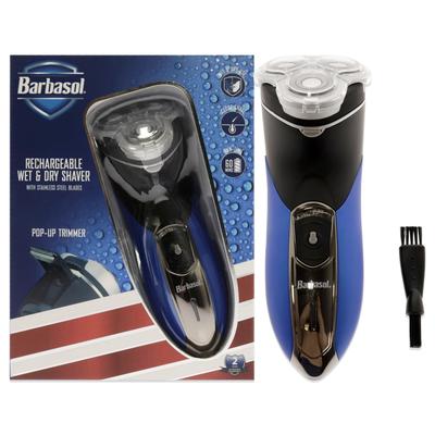 Rechargeable Wet and Dry Shaver - Gray-Blue by Barbasol for Men - 1 Pc Trimmer