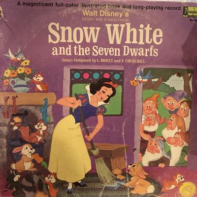 Disney Media | Disney Snow White And The Seven Dwarfs Vinyl Record | Color: White | Size: Os