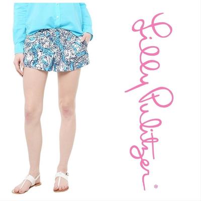 Lilly Pulitzer Shorts | Lilly Pulitzer Walsh Shorts | Color: Blue/White | Size: 000