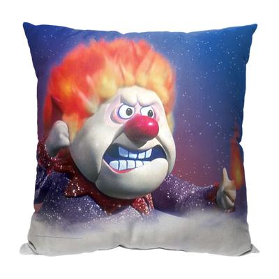 Wb Year Without A Santa Clausflaming Hot Head 18X18 Printed Throw Pillow by The Northwest in O