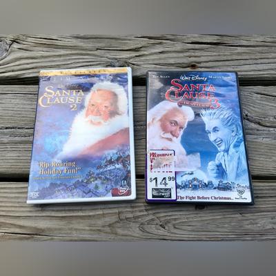 Disney Media | 2/$10 Santa Clause 2 & 3 Dvd Movie Tim Allen Holiday Movie Night | Color: Green/Red | Size: Os