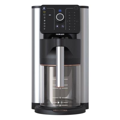 Aqua Optima Aurora 10 Cup Drip Coffee Maker & Coffee Machine in Black/Brown | 14 H x 8.7 W x 18 D in | Wayfair ACE002