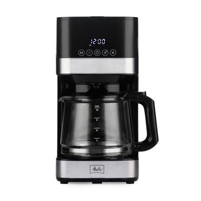 Melitta Aroma Tocco 10-cup Drip Coffee Maker w/ Glass Carafe & Touch Control Display in Black/Brown | Wayfair MCM009PULBK0