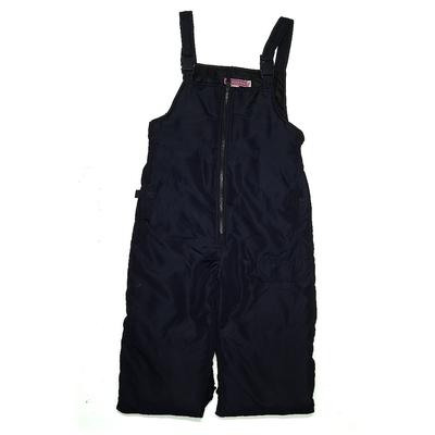 London Fog Snow Pants With Bib - Elastic: Black Sporting & Activewear - Kids Girl's Size Medium
