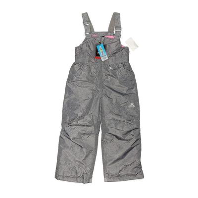 ZeroXposur Snow Pants With Bib - High Rise: Gray Sporting & Activewear - Kids Girl's Size 6