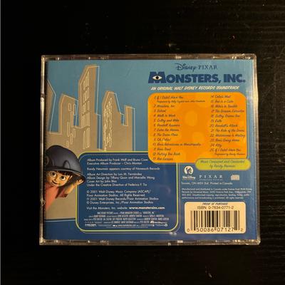 Disney Media | Monsters Inc Movie Soundtrack Cd | Color: Blue | Size: Os