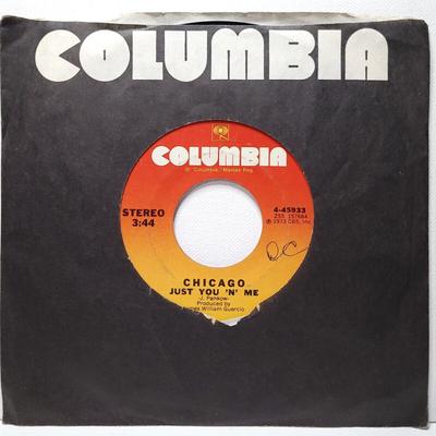 Columbia Media | Chicago Vinyl 45 Just You 'N' Me / Critics Choice On Columbia Vg+ Rock | Color: Black | Size: 7"